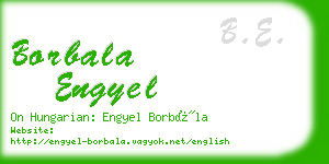 borbala engyel business card